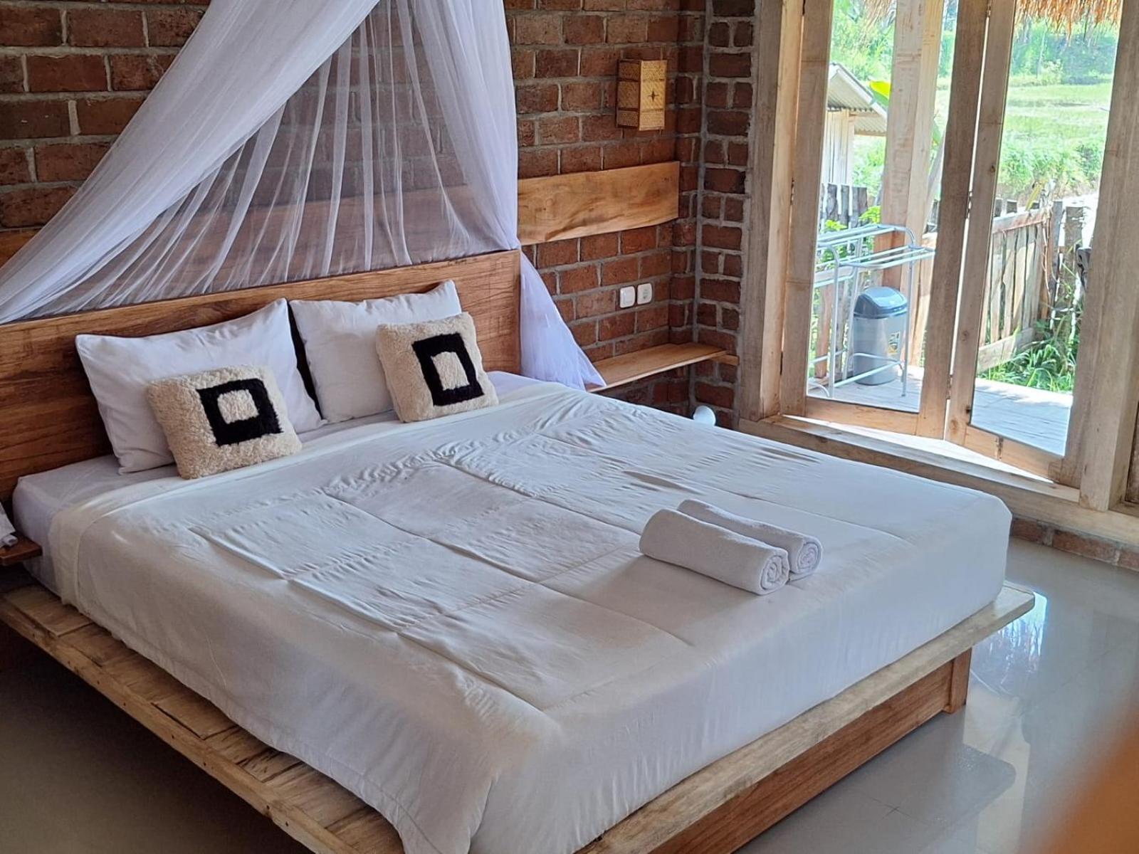 Bunga Maliq Bungalow Lombok Tetebatu Rom bilde