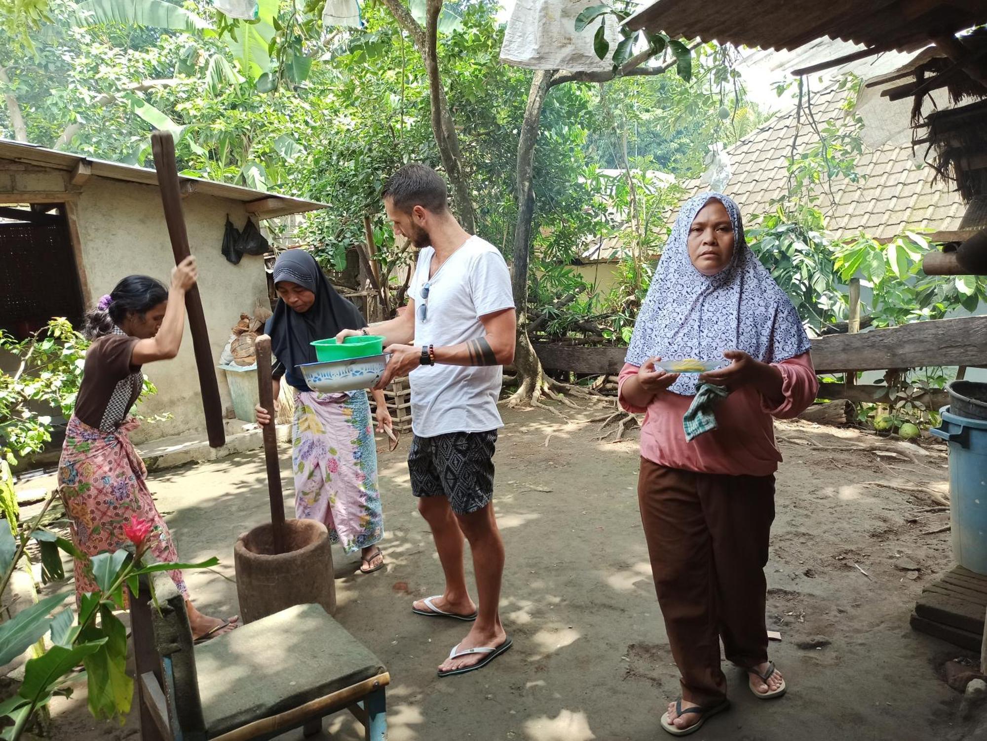 Bunga Maliq Bungalow Lombok Tetebatu Rom bilde